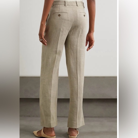 TOTEME Linen wide-leg pants - M/L (40) - Picture 2 of 14